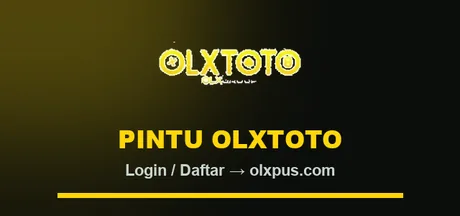 Kartu pintu masuk OLXTOTO — logo OLXTOTO di papan gelap