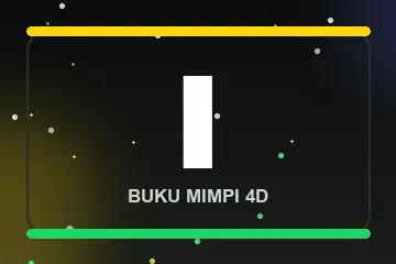 Monogram huruf I buku mimpi 4D