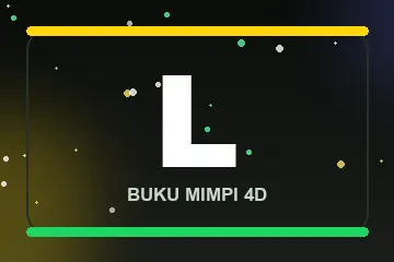 Monogram huruf L buku mimpi 4D