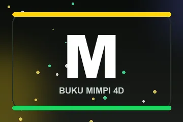 Monogram huruf M buku mimpi 4D