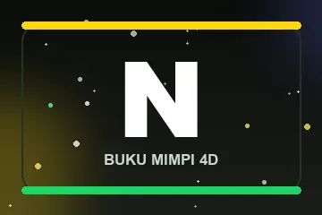 Monogram huruf N buku mimpi 4D