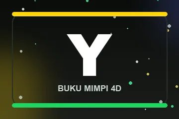 Monogram huruf Y buku mimpi 4D